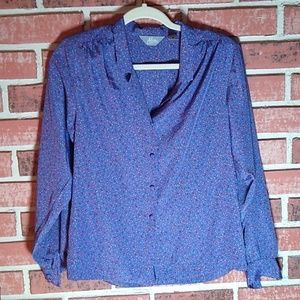 Alicia size 8 long sleeve blouse